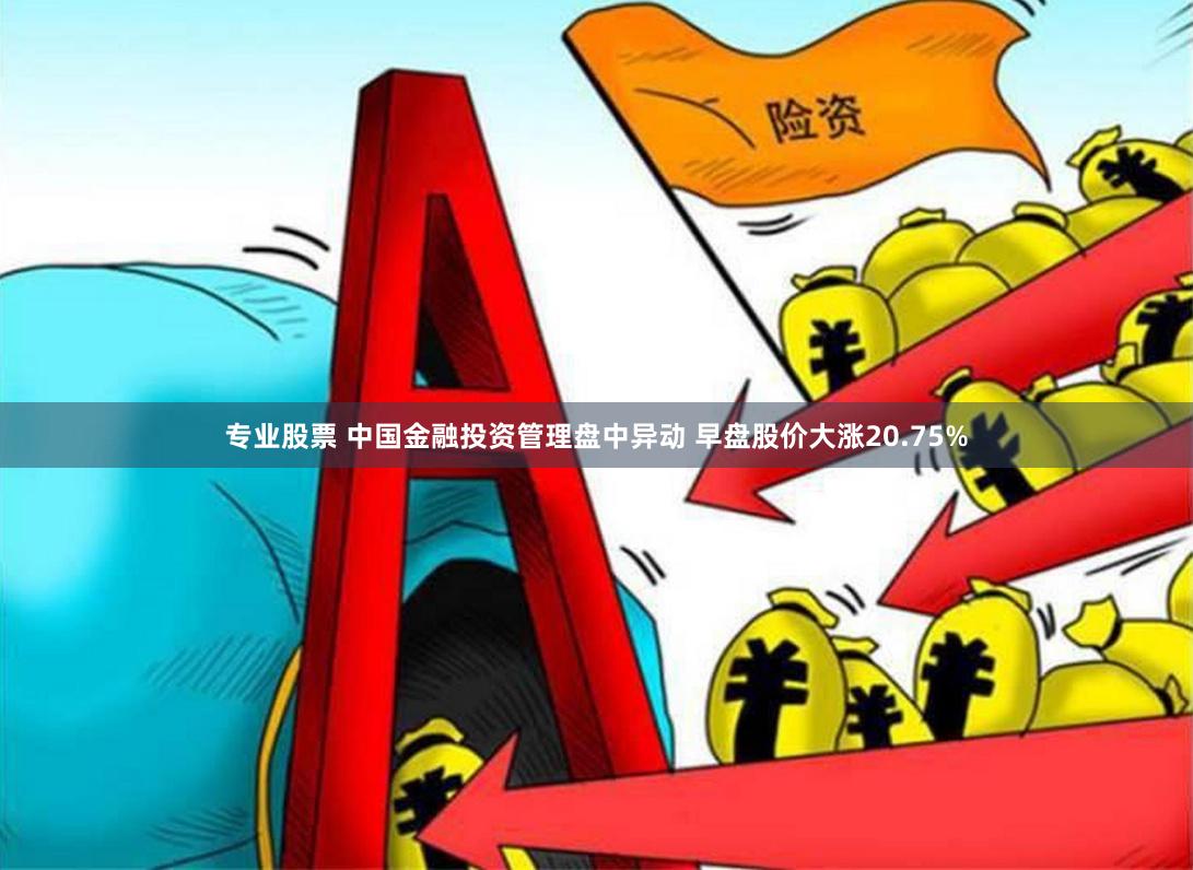 专业股票 中国金融投资管理盘中异动 早盘股价大涨20.75%