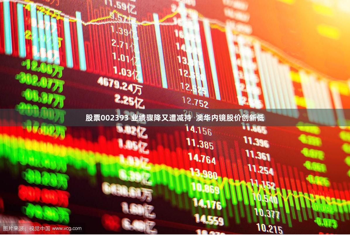 股票002393 业绩骤降又遭减持  澳华内镜股价创新低