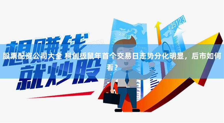 股票配资公司大全 科创板鼠年首个交易日走势分化明显，后市如何看？