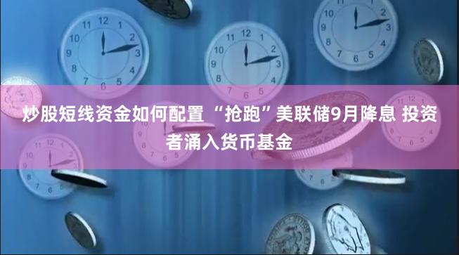 炒股短线资金如何配置 “抢跑”美联储9月降息 投资者涌入货币基金
